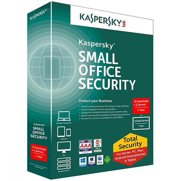 Kaspersky Small Office Security 15 Users
