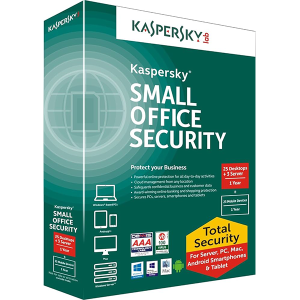 Kaspersky Small Office Security 25 Devices